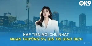 tặng 5% nạp đầu